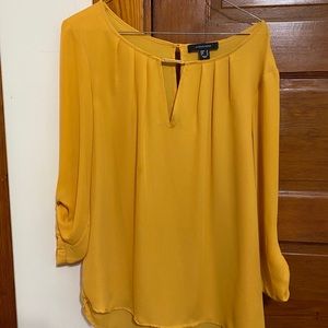 Yellow blouse